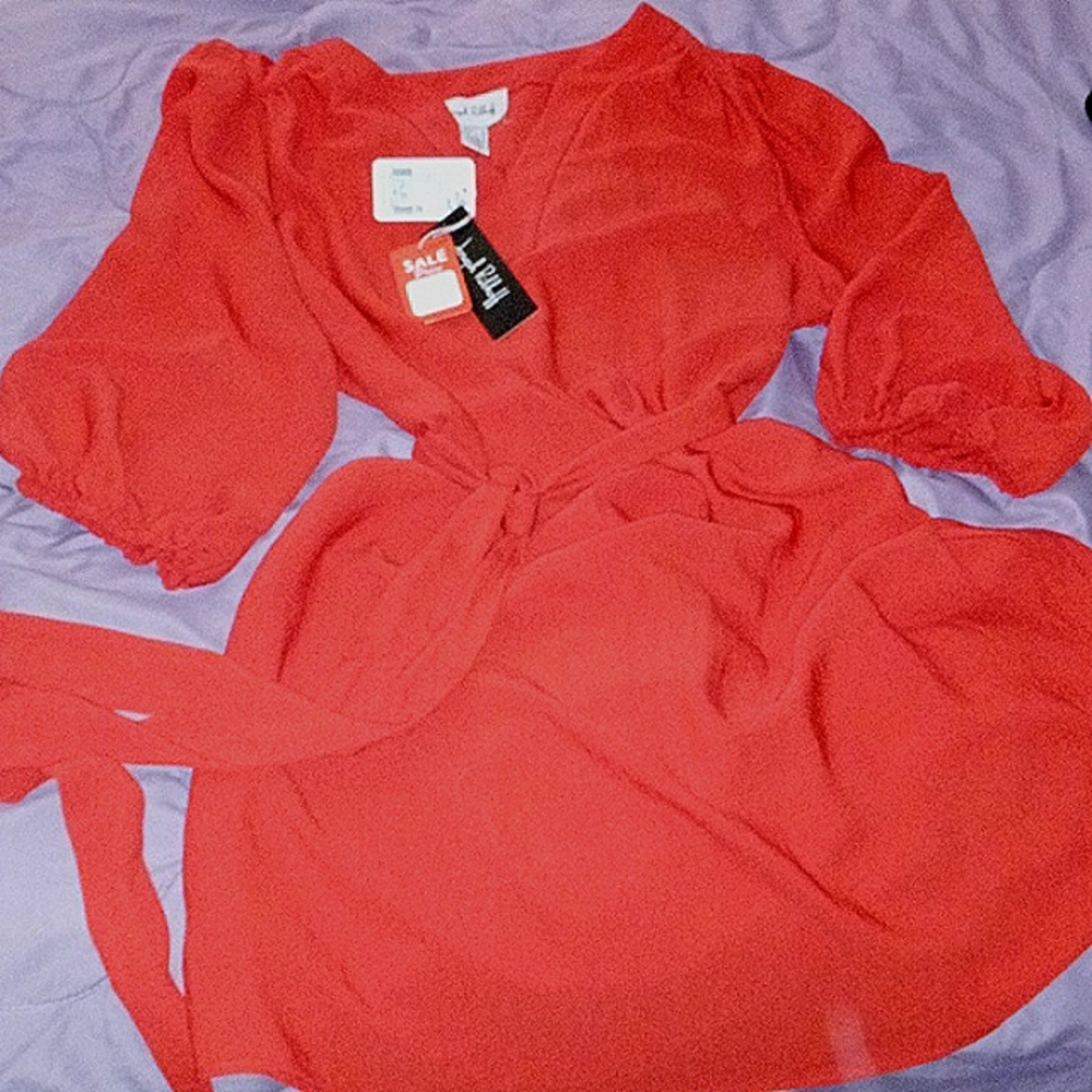 Women's NWT SZ 14 Red Dress Joseph Ribkoff